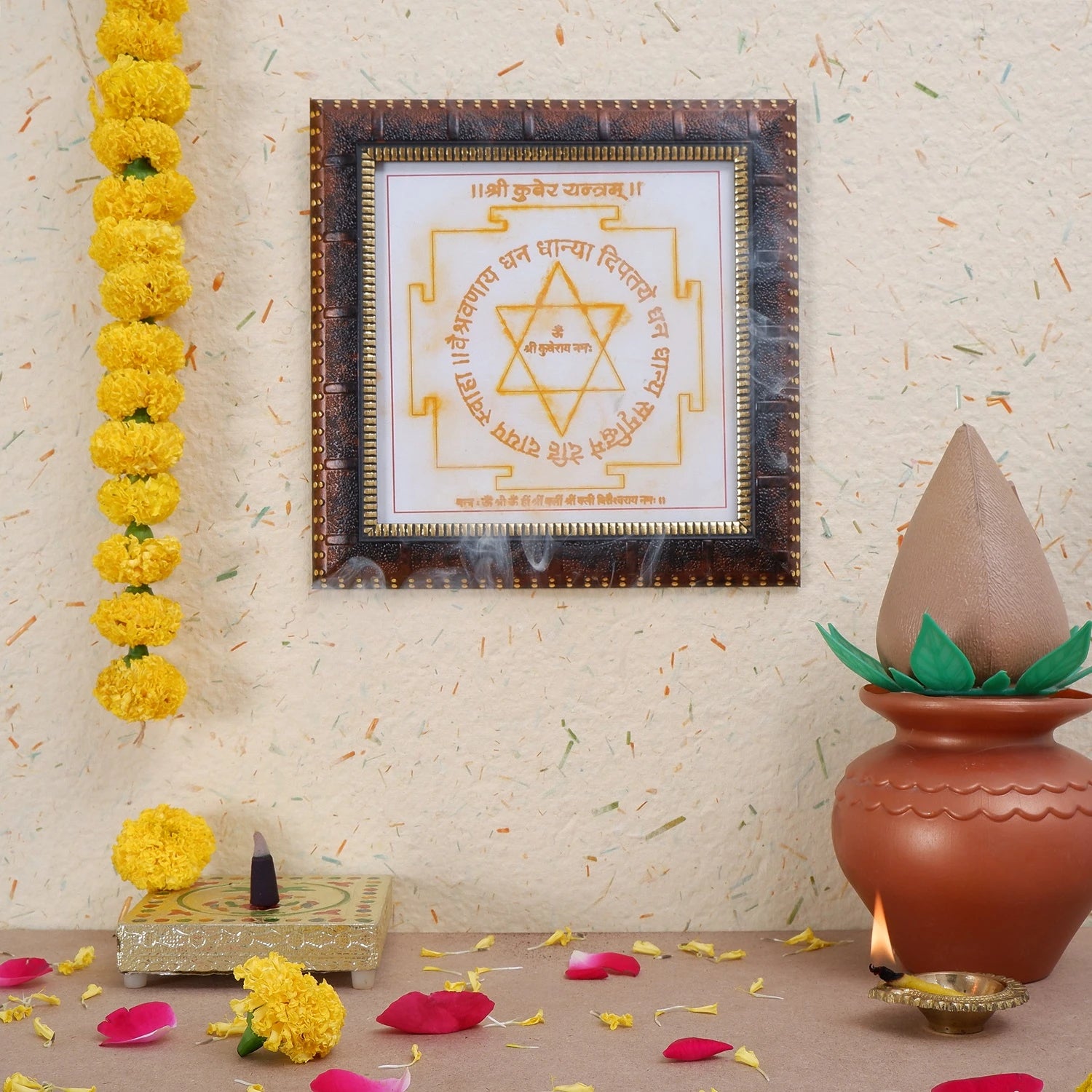 Shree Kuber Yantra with Frame