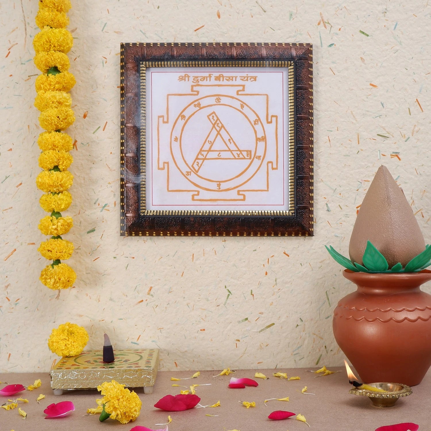 Shree Durga Bisa Yantra with Frame